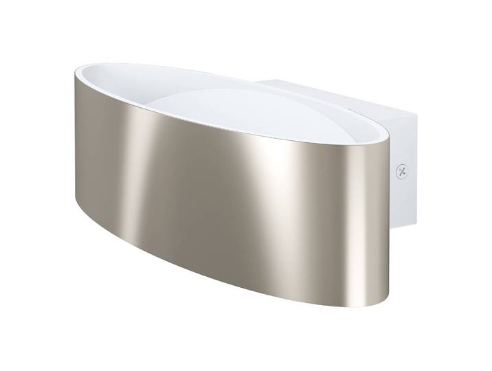 LED-Wandleuchte Maccacari 27 x 8 x 75cm Weiß/Vernickelt PMMA LED LED-Platine