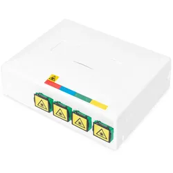 Digitus FTTH Gehäuse mit 4 x SC SX Kupplung