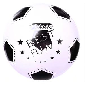 Best-Sporting Fußball Best Fun PVC, 10322, Größe 5, 80 Gramm, schwarz/weiß, Freizeitball