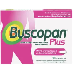 BUSCOPAN plus 10 mg/500 mg Filmtabletten 18 St