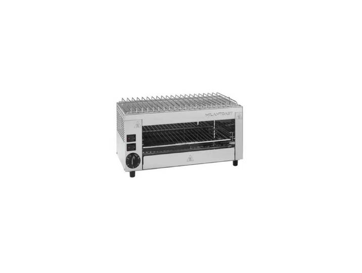 MILANTOAST Toaster Milantoast Infrarotgrill/Salamander Toaster, mit 3 Zangen