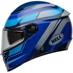 Bell Lithium MIPS Podium, Integralhelm - Schwarz/Blue/Hellblau - XL