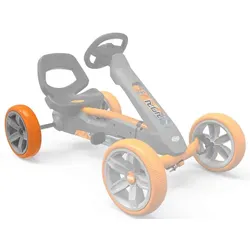 BERG Rad für Reppy Racer Pedal-Gokarts, hinten, 10x2.5, grau-orange