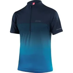 LÖFFLER Herren Radtrikot Flow HZ, Größe 58 in Blau Blau