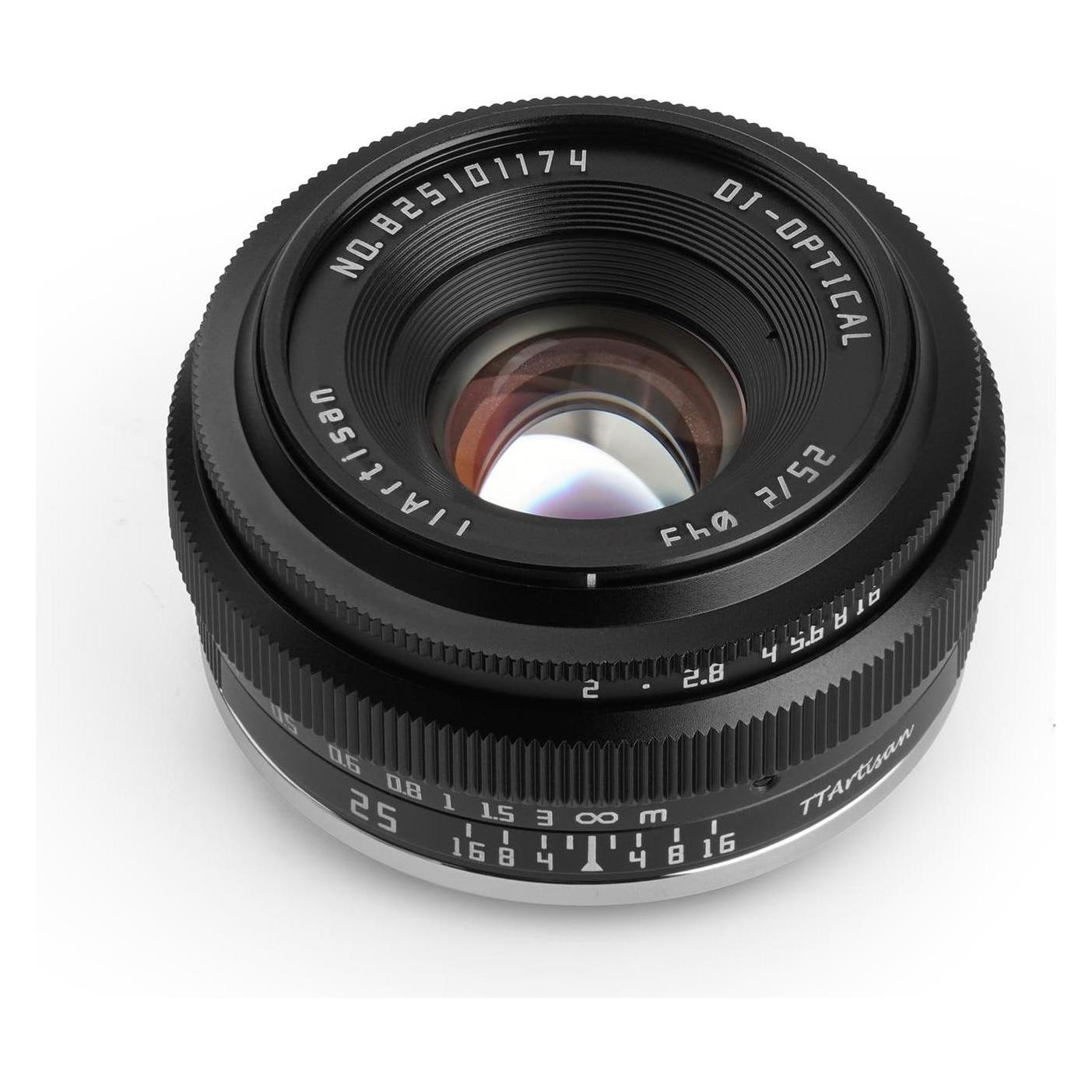 TTArtisan 25mm f/2 Sony E (Sony E, APS-C / DX) (C2520-B-E)