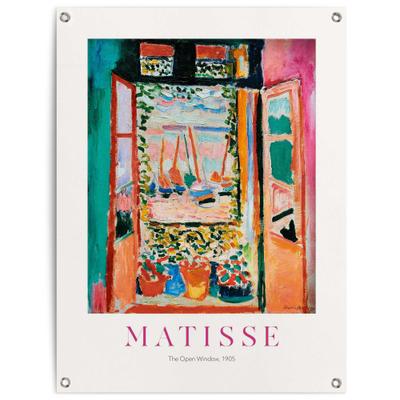 Poster REINDERS "Henri Matisse Window", bunt (farbe bild(er): bunt), B:60cm H:80cm T:0,1cm, Leinwand, Bilder, Poster, Outdoor für Garten oder Balkon