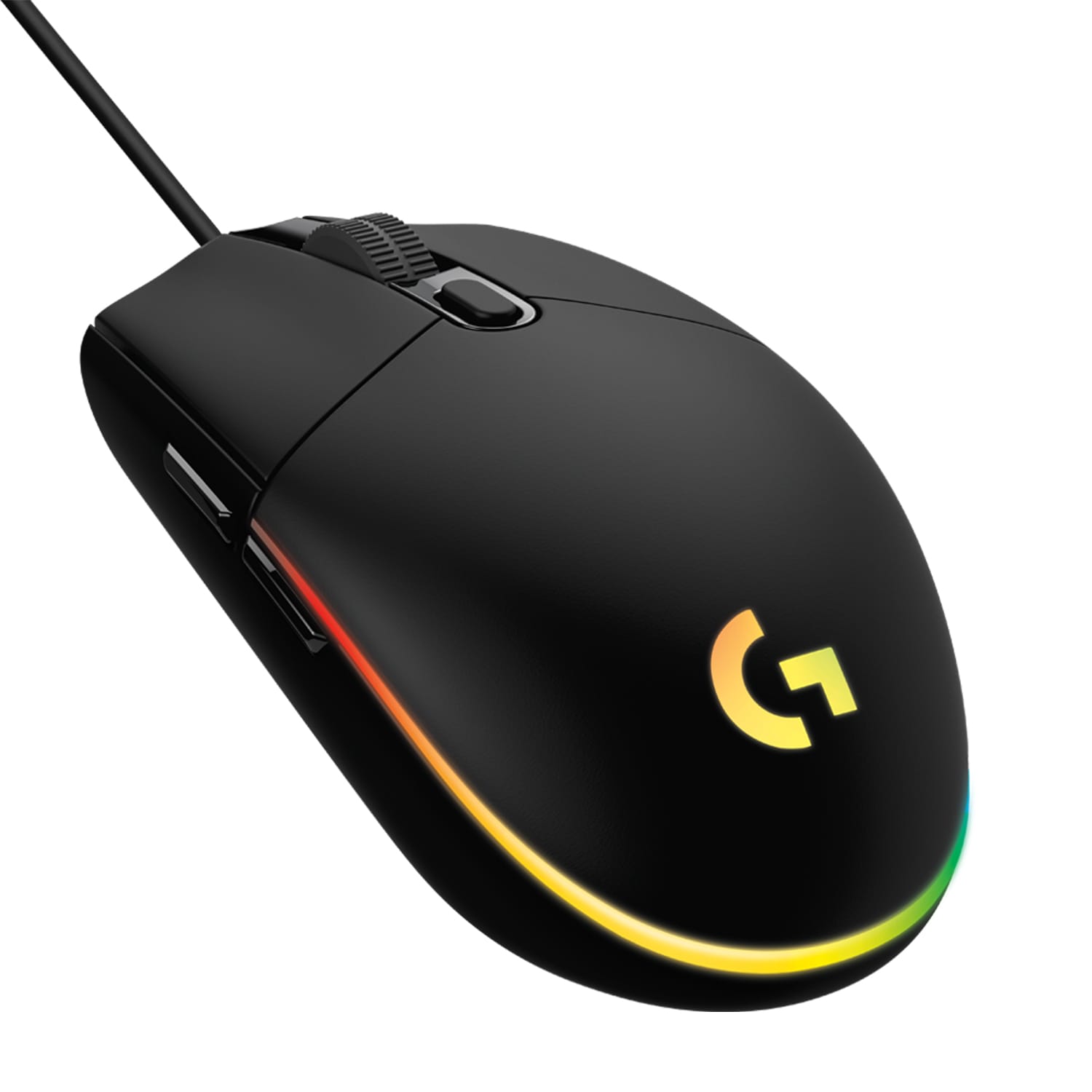 Logitech Gaming Logitech G203 LIGHTSYNC Kabelgebundene Gaming Maus Schwarz 910-005796