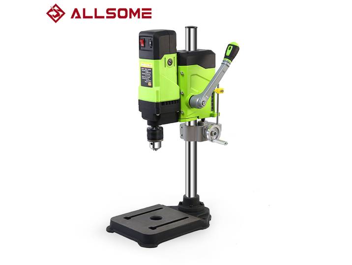 ALLSOME – perceuse à colonne 800W, 6 vitesses, Machine de forage BG-5167