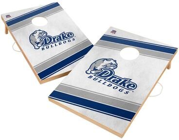 Skip's Garage Drake University Bulldogs Regulation 2x4 Cornhole Set