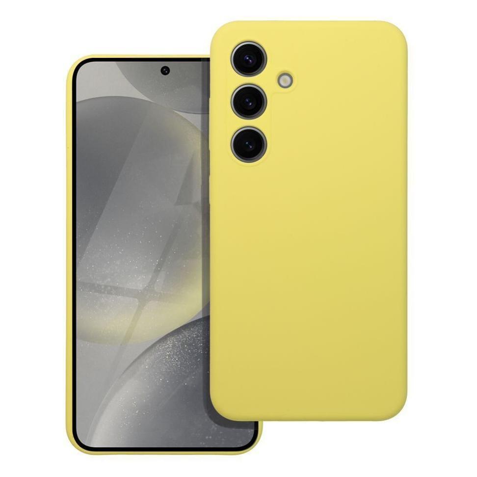 OEM Back panel cover Case SILICONE 2mm for SAMSUNG A36 5G lemon (56666444)