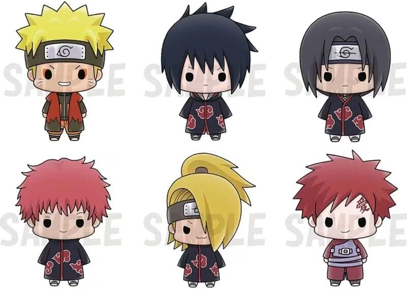 Megahouse Figuras Naruto Chokorin Mascot Set Vol 2 6 Artículos Talla Única Unisex
