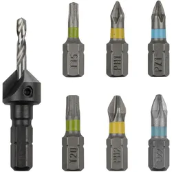 wolfcraft, Bits, 1 Flipbit-Set Holzbau