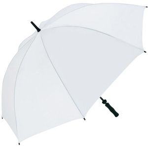 Fare Regenschirm Golf- / Gästeschirm, XXL, weiß, windsicher, manuell, Ø 130 cm für 2 Personen, 100 cm, Stockschirm, 100 Stück