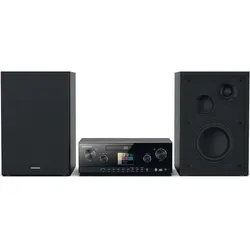 Grundig CMS 5000 (Bluetooth, CD Player, Spotify Connect, WLAN, 2x 50 W), Stereoanlage, Schwarz