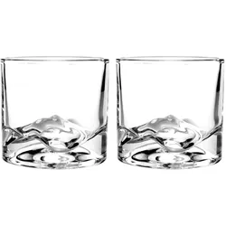 Liiton Mt. Blanc Whiskeygläser 2er-Set, Cocktailgläser, Transparent