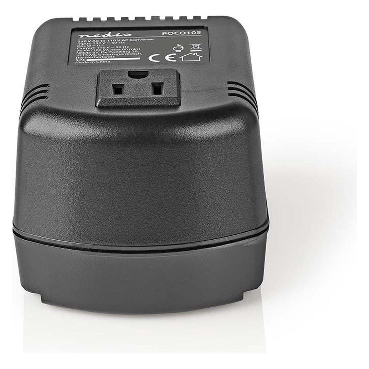 Nedis Stromwandler Umrichter - Netzstromversorgung - 230 VAC 50 Hz - Ausgangsspannung: 110 VAC - 1 (POCO105)