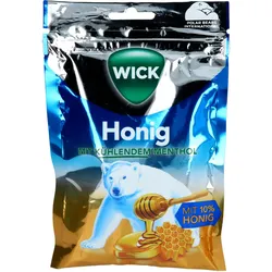 Wick Honig Hustenbonbon mit Menthol 72 G
