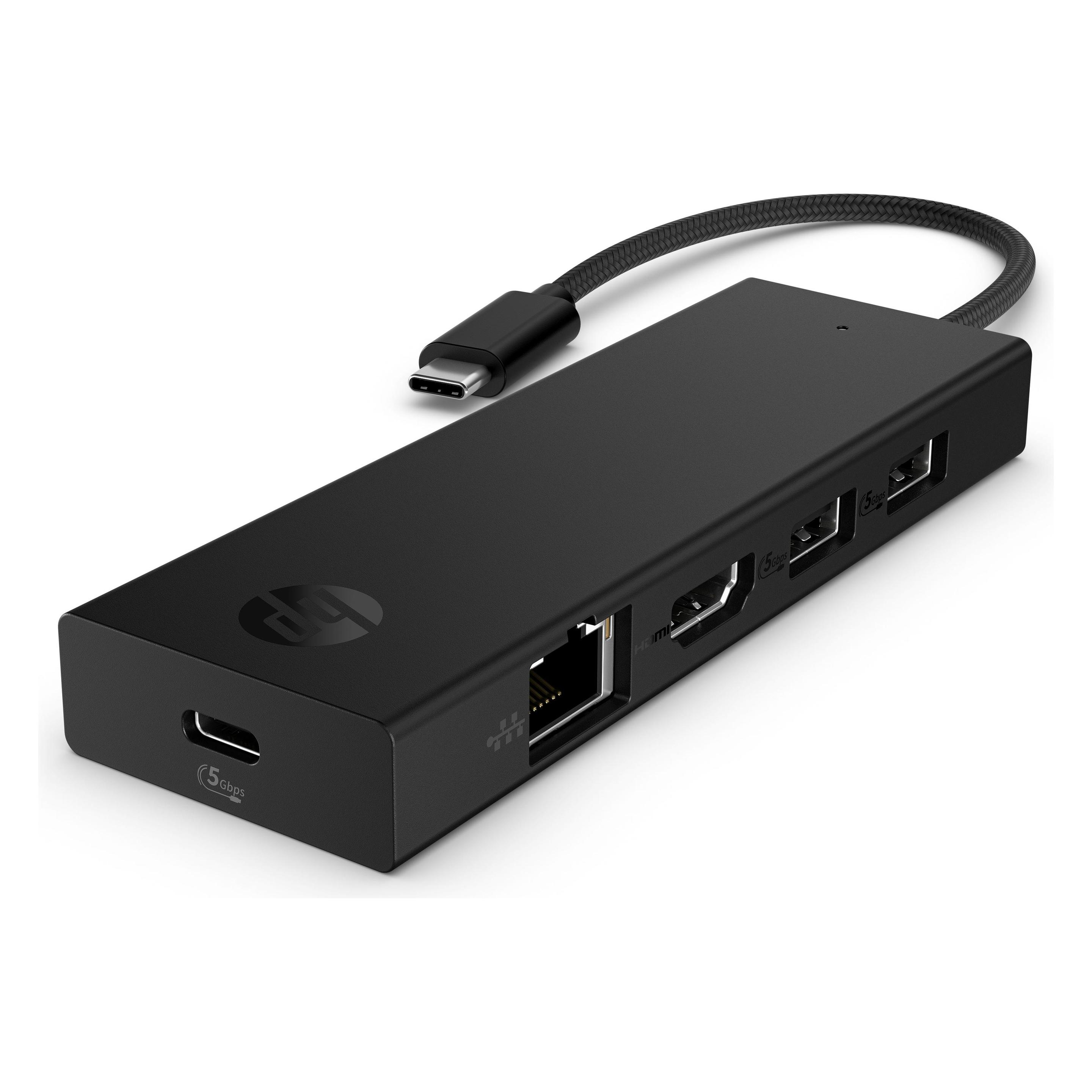 HP Portable USB-C 4K HDMI Hub (USB-C, 5 Ports) (BR1U0UT)