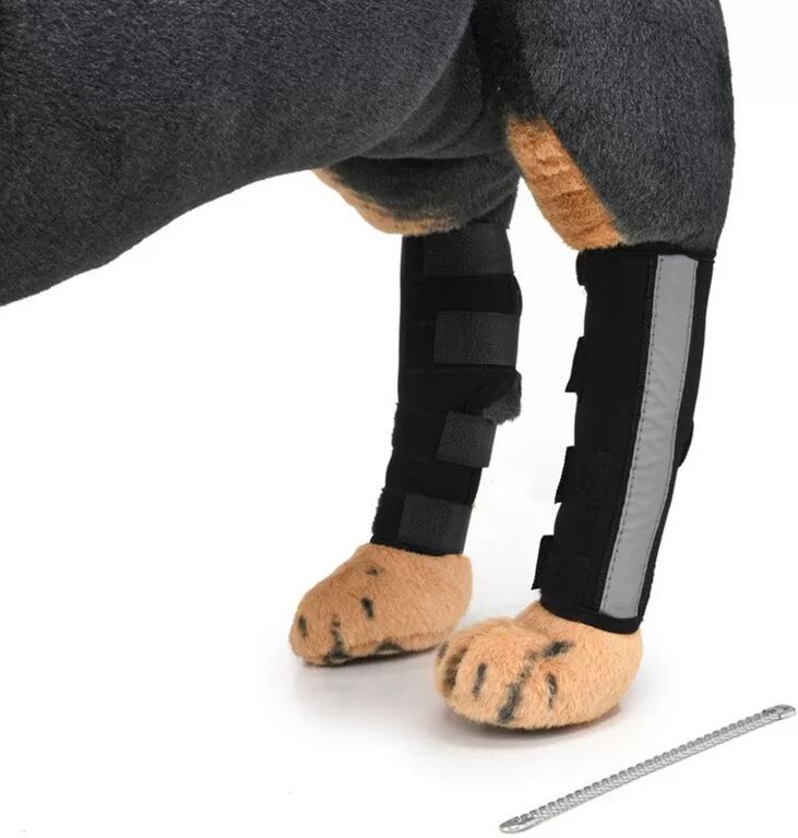 INF Hundeknieorthese für Kreuzbandstütze Atmungsaktive Hundebeschützer für Verletzungsschutz M