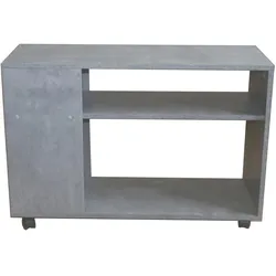 HTI-Living, Regal, Regal auf Rollen (80 x 30 x 55 cm)