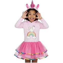 Rubies Einhorn Theodor Kapuzenkleid für Kinder (140)