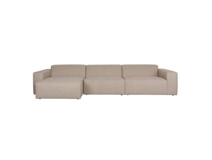 Zuiver hoekbank Milka hoek links - cappuccino