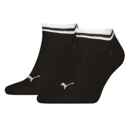 Puma 2P Heritage Sneaker Socks Schwarz Gr 35/38