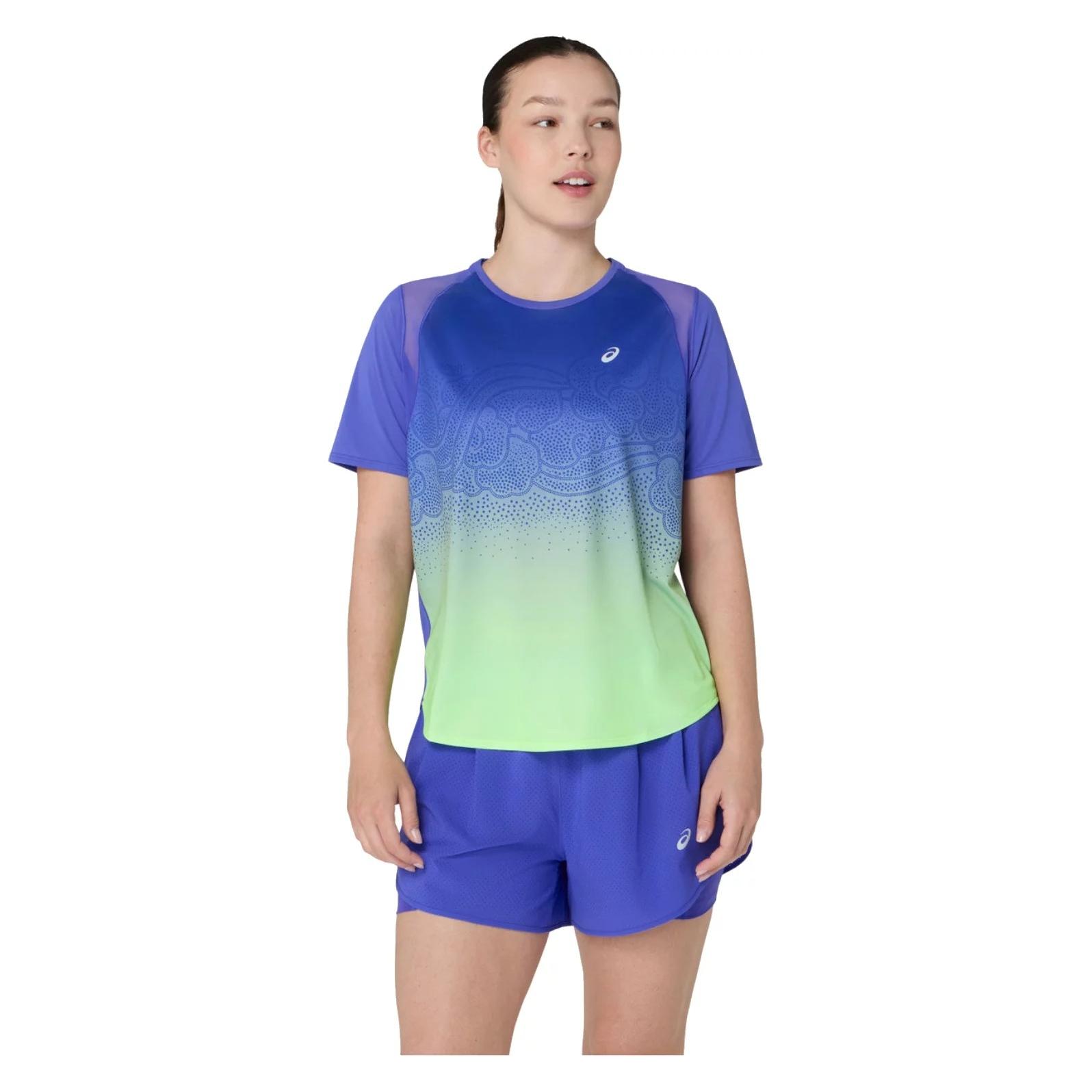 ASICS Damen Road Fade SS Top T-Shirts (L) (2012D420-400)