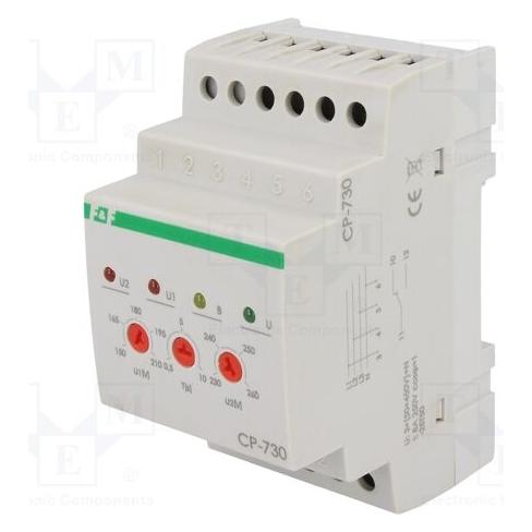 F&R Spannungsrelais CP-730 mit Zeitblock 10A 4X400V+N - CP-730 (CP-730)