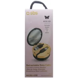 SBS Einziehbares Daten Ladekabel 46319