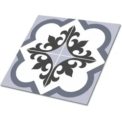 FLIESENAUFKLEBER 9 Stück 30x30 cm selbstklebend Königliche Lilien