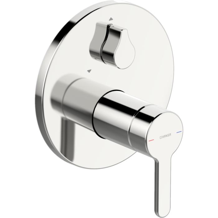 Hansa Hansadesigno Fertigmontageset 81119563 Wannenarmatur, mit Funktionseinheit, chrom
