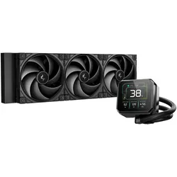 Deepcool K COOLER Wasserkühlung Spartacus 360 LCD black, CPU Wasserkühler, Schwarz