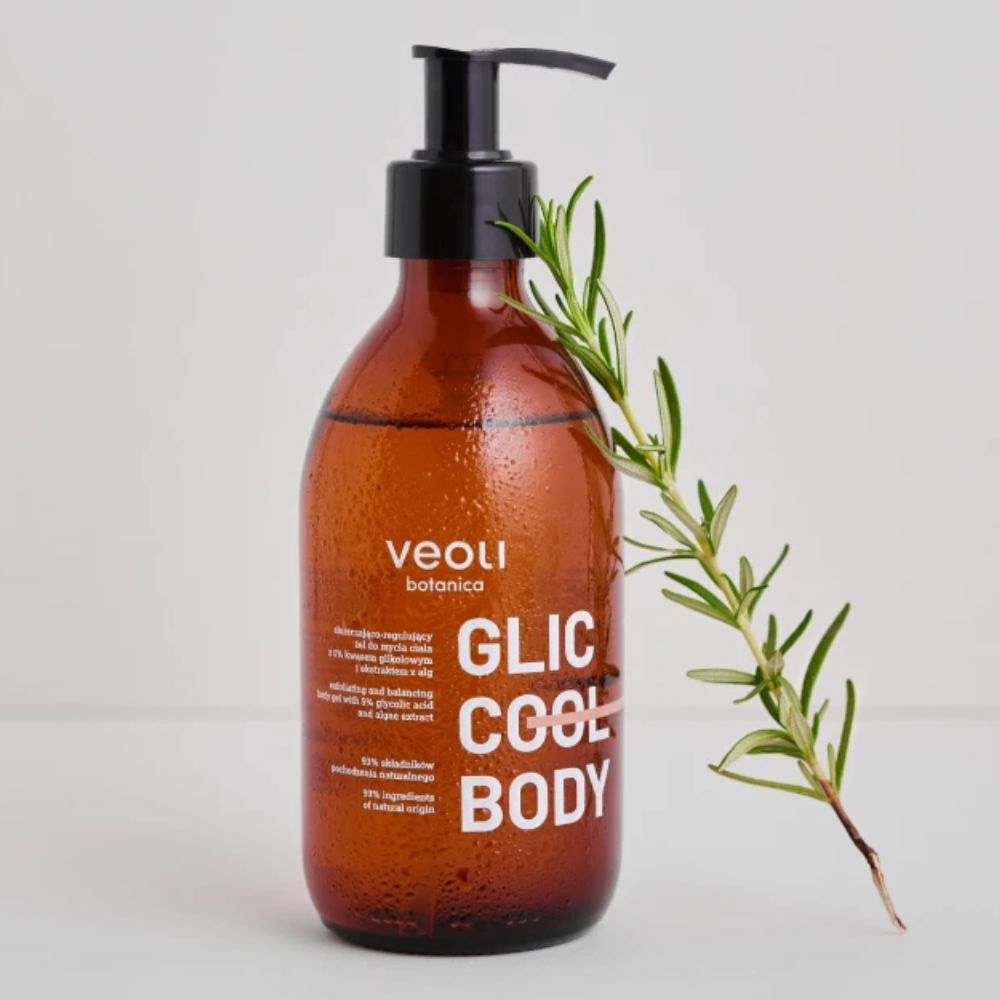Veoli Botanica Gel exfoliante corporal Glic Cool 280mL