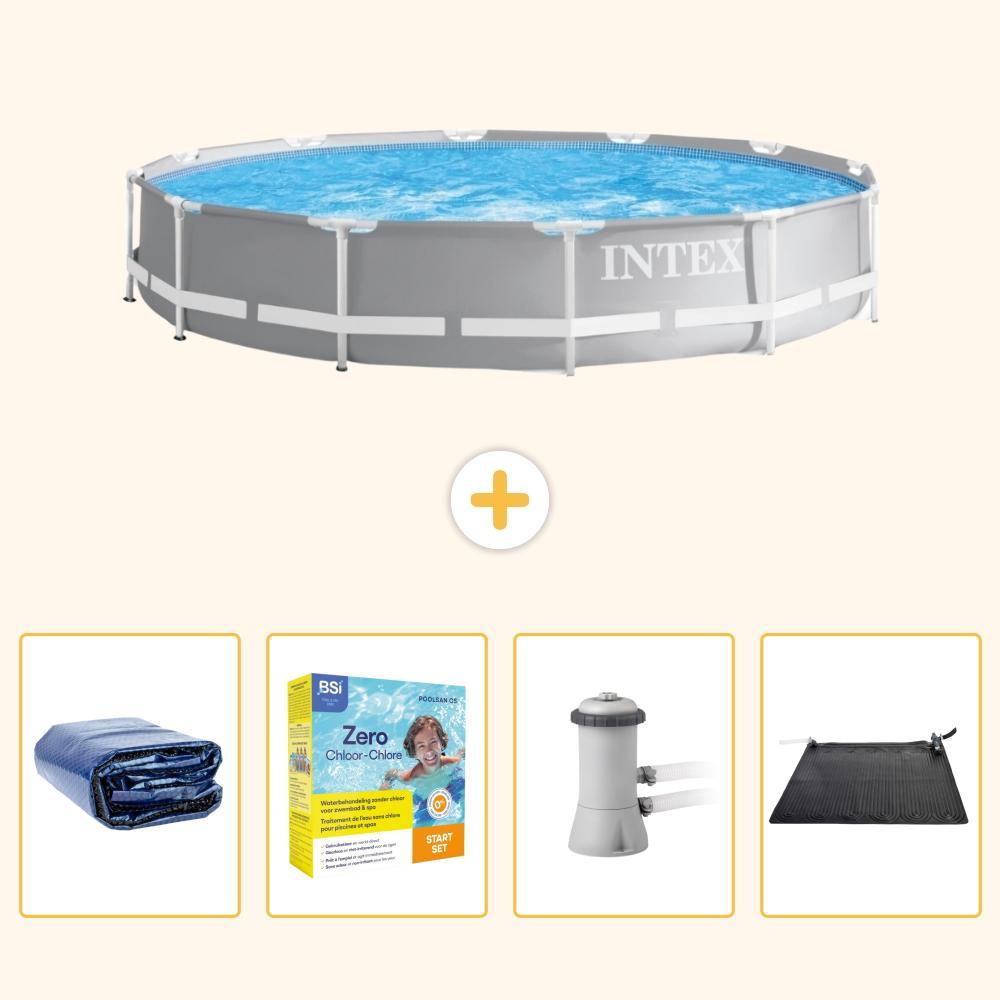 Prism Frame Pool Rund - 366x76 cm - 5-teilig SCB11