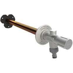 Frostsicheres Außenwandventil Kemper Frosti-Plus,Rotguss, DN15 (1/2''),Wandstärke 150-415mm