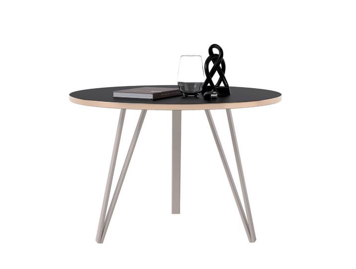 Idohome Couchtisch Rio, Schwarz, Metall, Uni, Quadratisch,Quadratisch, 67x45x67 cm, Wohnzimmer, Wohnzimmertische, Couchtische