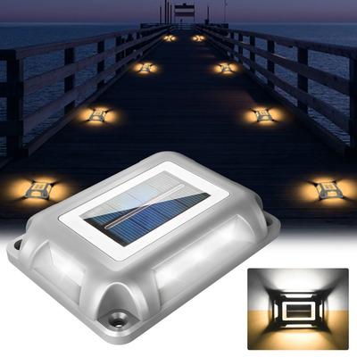 Uplifted Finds Heavy Duty Solar Ground Deck Light   IP65 Waterproof 16 LED Driveway & Step Marker Heavy Duty Solar Ground Deck Light   IP65 Waterproof 16 LED Driveway & Step Marker