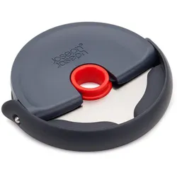 Joseph Joseph Disc    Leicht zu reinigender Pizzaschneider   Grau/Rot