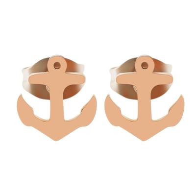 Paar Ohrstecker ADELIA´S "Ohrringe – Ohrstecker aus Edelstahl", Damen, Gr. Damen, Edelstahl, gold, Ohrringe, Ein kleines Geschenk mit großer Wirkung