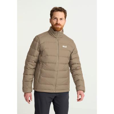 Daunenjacke JACK WOLFSKIN "WILD PASS DOWN JKT M RDS", Herren, Gr. XXXL (60), beige (hazelwood), Obermaterial: 100% Polyester. Füllung: 90% Daunen, 10% Sonstige Fasern. Futter: 100% Polyester, Jacken Daunenjacke, mit warmer Daunenfüllung, wind- und...