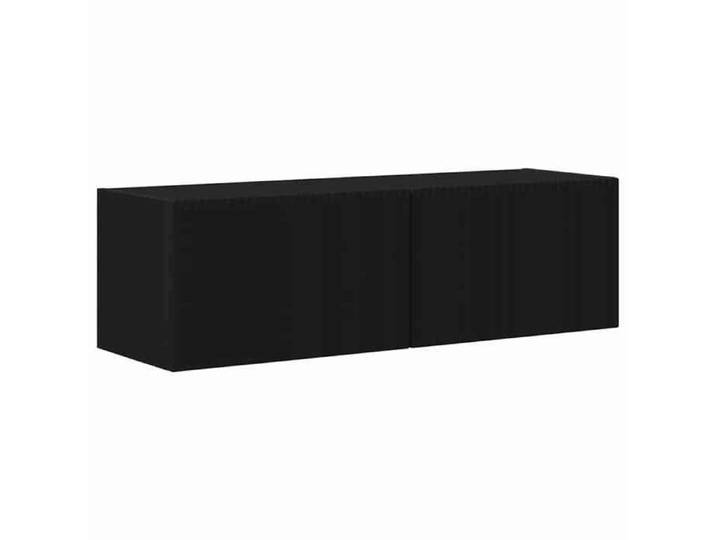 En solde  Armoire TV murale - CLOUD - Meuble TV Suspendu Flottant - Noir 98x31x29 5 cm Bois d'ingénierie LL2641