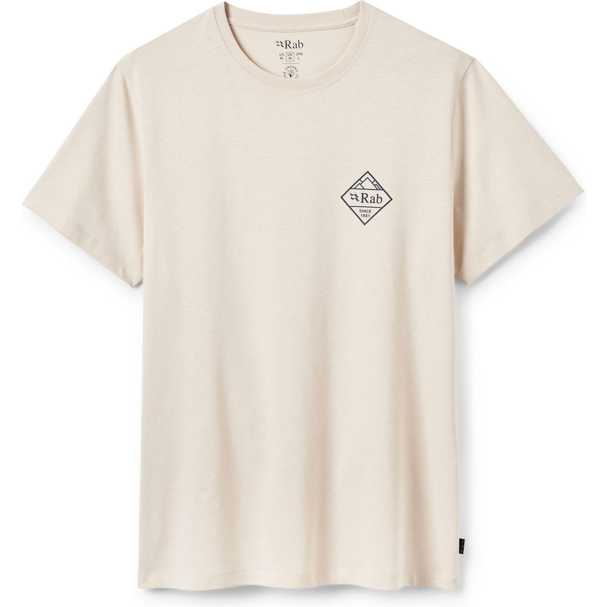 Rab Stance Stamp Tee ecru (ECR) L QCC-44-ECR-LRG