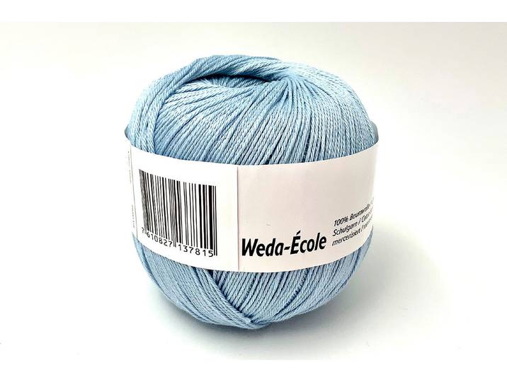 Sommer Weda Ecole Schulgarn 240 Hellblau 50 g