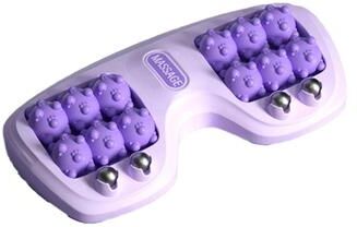 Rare Purchases Cat Claw Foot Therapy Foot Massage Instrument, Relaxation Point Stimulation Magnetic Roller, Portable Dual Foot Massager purple