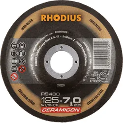 RHO 210238 - Schruppscheibe, Edelstahl, 115 mm