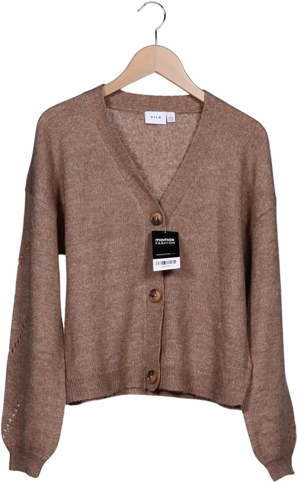 Villa Gaia Damen Strickjacke, Beige, Gr. S, kein / Etikett - Second Hand