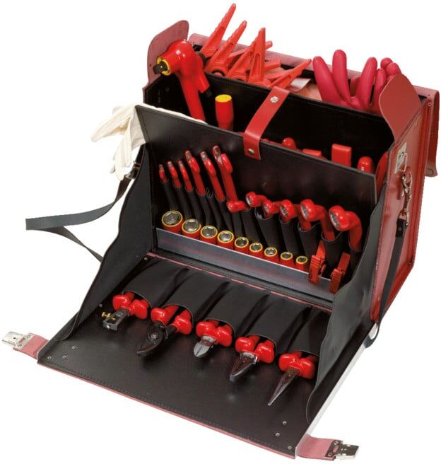 KS Tools Sacoche d'outils d'électricien, 53 pcs. (117.1820)