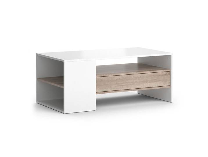 Table basse Fabien 110x60cm Blanc Vicco 37954