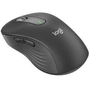 Logitech Maus Signature M650 L Wireless Mouse, 5 Tasten, 4000 dpi, kabellos, grafit